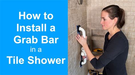 How To Install Bathroom Grab Bars On Tile - Artcomcrea