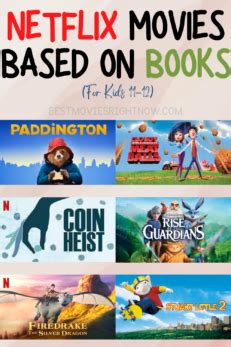 Netflix Movies Based on Books (For Kids 11-12) - Best Movies Right Now