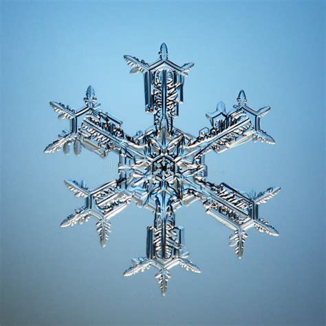 Macro Snowflake Ice Crystals Present Natural Stock Image - Image of natural, holiday: 50240163