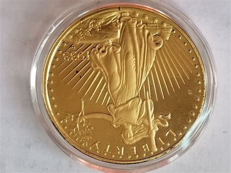 1933 Saint Gaudens Double Eagle Copy Gold Plated | Property Room