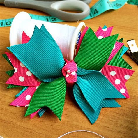 How to Make Hair Bows Out of Ribbon Easy Hair Bows, Girls Hair Bows Diy, Ribbon Hair Bows ...