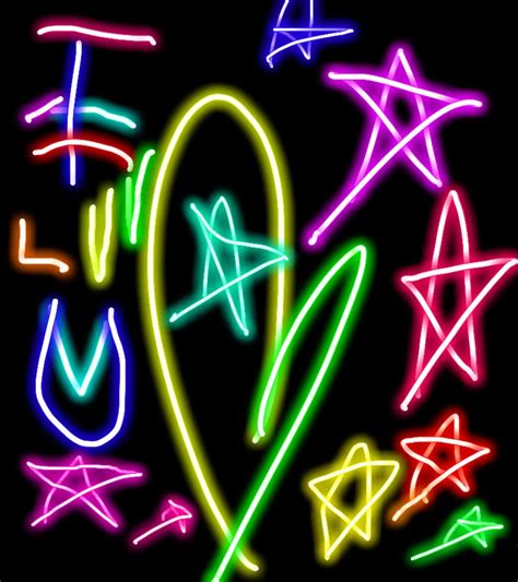 Gavin's drawing for me 💕💕💕💕 | Neon signs, Drawings, Neon