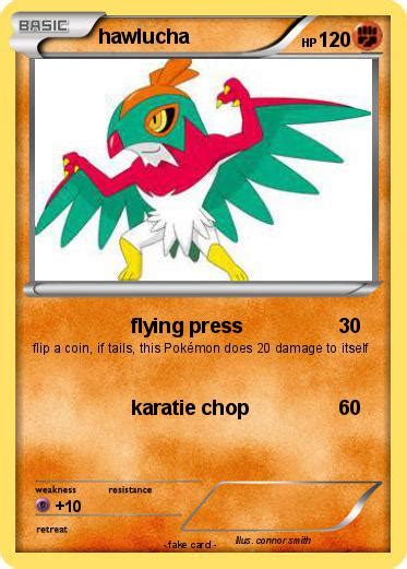 Pokémon hawlucha 55 55 - flying press - My Pokemon Card