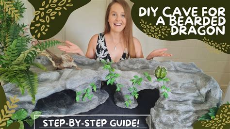 DIY Cave Build For a Bearded Dragon - Step-by-step guide! | Bearded ...