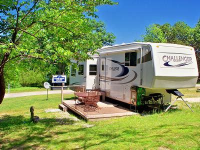 RV Camping on Lake Norfork Lake at Hand Cove Resort with Fishing and Cabins