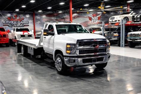 2019 Chevrolet 4500 DIESEL ROLLBACK 99K MILES READY TO WORK 2-CAR KILAR ALUMINUM FLATBED WHEEL ...