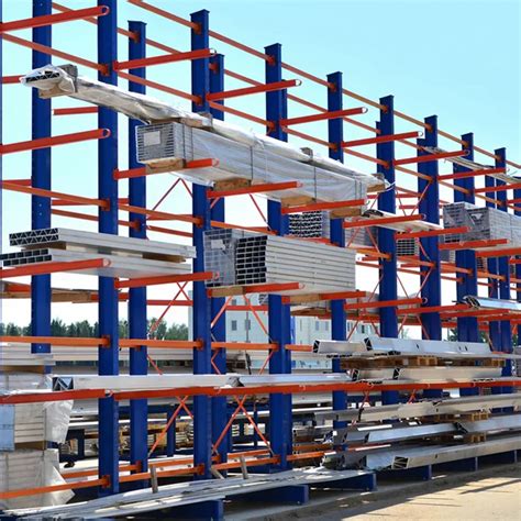 Intelligent Outdoor Cantilever Racks for Steel Tubing Storage - sheet ...