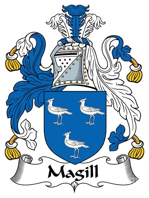 Magill Coat Of Arms Irish Digital Art by Heraldry