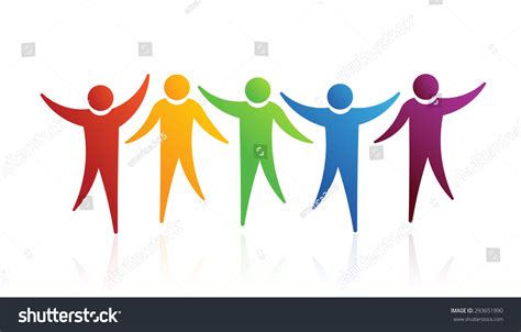 People Logo Friends Stock Vector (Royalty Free) 293651990