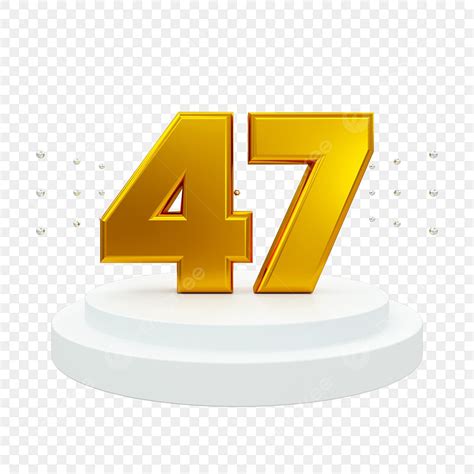 Rendering Numbers 3d Images Hd, Number 47 3d Rendering, 47, Number, 3d PNG Image For Free Download