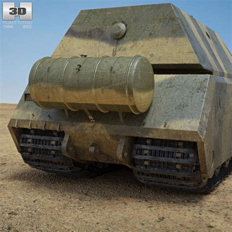 Panzer VIII Maus 3D model - Military on Hum3D