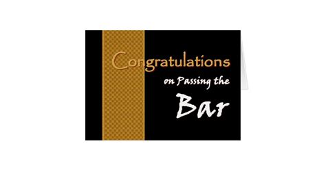 CUSTOM NAME Congratulations - Passing Bar Exam Card | Zazzle