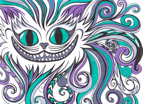 Cheshire 1 | Cheshire cat alice in wonderland, Cheshire cat drawing ...