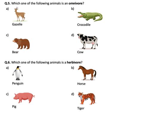 Herbivores, Carnivores, and Omnivores - Worksheet | Printable and Distance Learning | Teaching ...