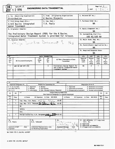 Preliminary design report for the K basins integrated water treatment system - UNT Digital Library