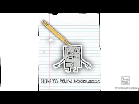 HOW TO DRAW DOODLEBOB - YouTube