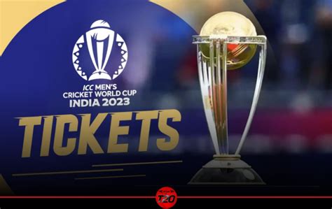 ICC Cricket World 2023 - Here is how you can get your CWC23 tickets - Home of T20