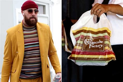 Travis Kelce Jokes About His ‘Cheesecake Factory Bag’ Outfit: ‘This Is ...