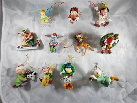 Set of Eleven Vintage Disney Christmas Ornaments From the 90s | Etsy ...