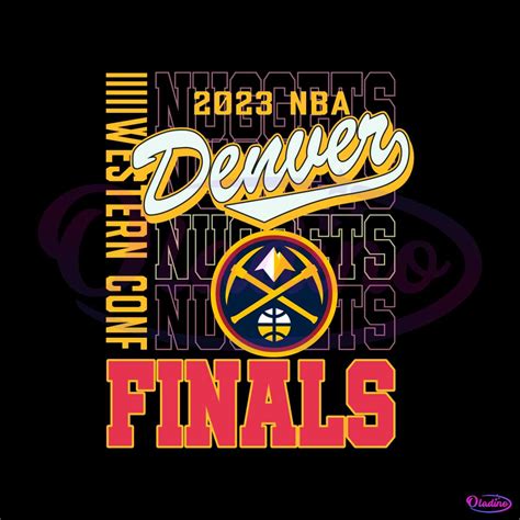 2023 Western Conference Finals Nuggets Logo SVG Cutting Files