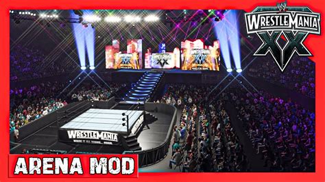 WWE 2K23 - Wrestlemania 20 Arena Mod Showcase - YouTube