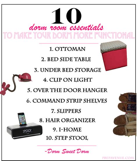 Dorm Room Essentials! - Prep Avenue