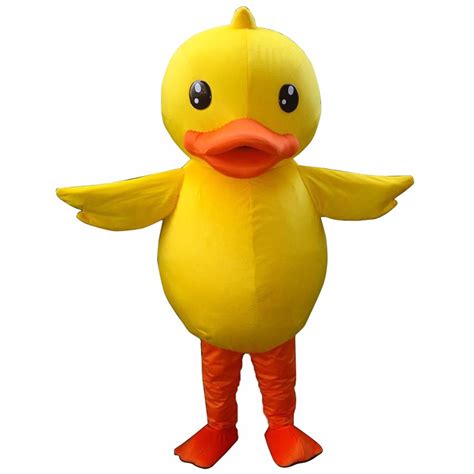 Yellow Duck Mascot Costume Adult Duck Mascot Free Shipping