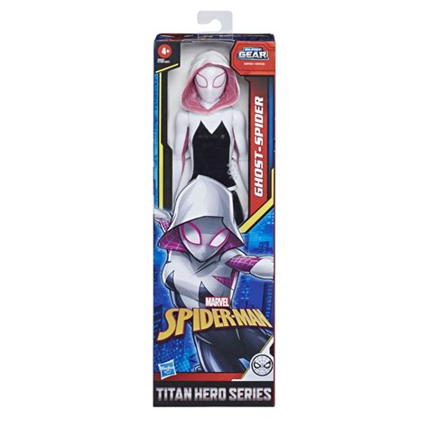 Spider-Man Web Warriors Titan Hero Series Ghost-Spider 12-Inch Action ...