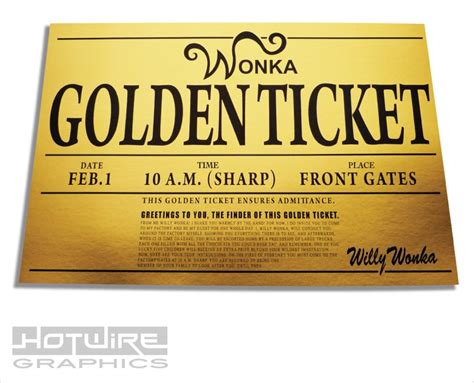 Willy Wonka And The Golden Ticket