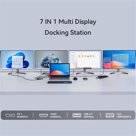 Selore Docking Station Dual Displayport