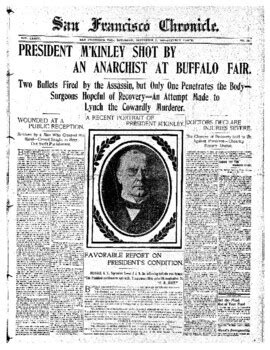 McKinley Assassination Newspaper Primary Source- VA USII.5b by Mike Smith