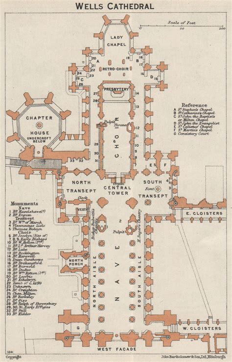 Wells Cathedral Floor Plan | Viewfloor.co