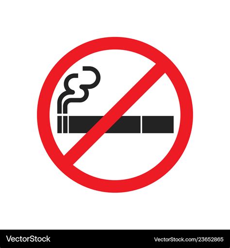 No Smoking Symbol Signs