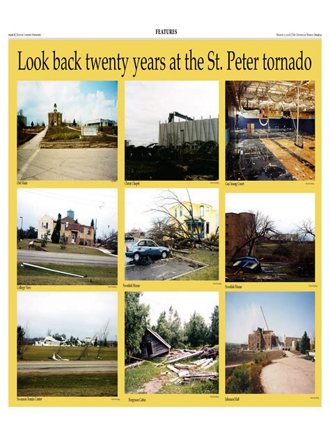 Look back twenty years at the St. Peter tornado - The Gustavian Weekly