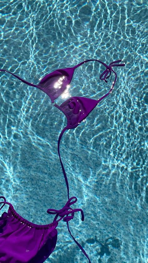 Купальник, фиолетовый бикини, бассейн | Swimwear photography, Swimwear ...