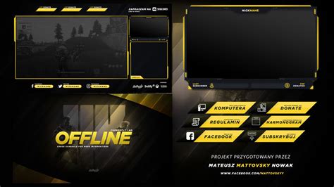 FREE TWITCH STREAM OVERLAY TEMPLATE #2 by mattovsky on DeviantArt