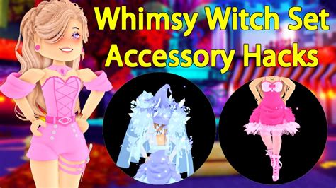 Whimsy Witch Set Hacks You Need To Try Royale High Outfit and Accessory Hacks - YouTube