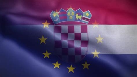 Eu Croatia Flag Loop Background 4k Stock Footage Video (100% Royalty-free) 1086304115 | Shutterstock