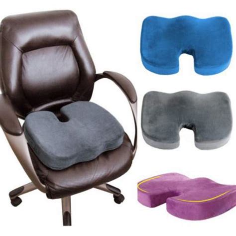 Orthopedic Memory Foam Seat Cushion for Lower Back, Tailbone and Sciatica Pain Relief | Back ...