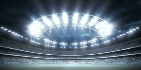 The football stadium at night. Generative AI 30606504 Stock Photo at ...