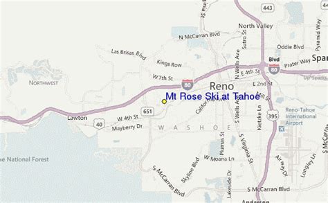 Mt Rose Ski at Tahoe Ski Resort Guide, Location Map & Mt Rose Ski at Tahoe ski holiday accommodation