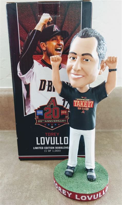 Arizona Diamondbacks Torey Lovullo bobblehead | Baseball manager ...