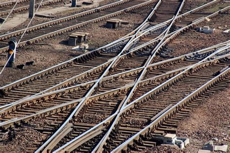 Turnout. Closeup shot of railroad turnouts , #spon, #Closeup, #Turnout ...