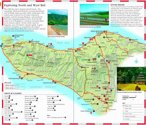 Bali Attractions Map PDF - FREE Printable Tourist Map Bali, Waking ...