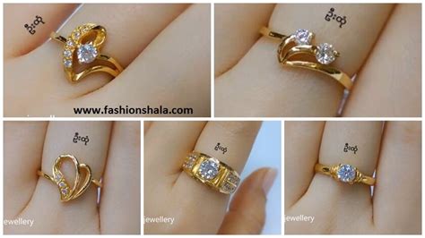 Simple Gold Rings Design for Women - Ethnic Fashion Inspirations!