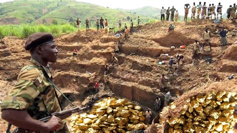 सोने की खानों की अनूठी दुनिया | Gold Mines - The Gold Miners Mining and processing Gold ore ...