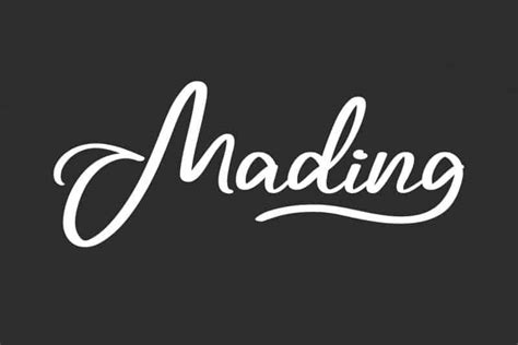 Mading Font Free - All Free Fonts