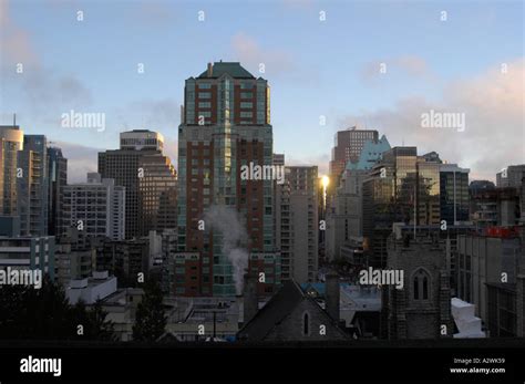 Vancouver skyline Canada Stock Photo - Alamy