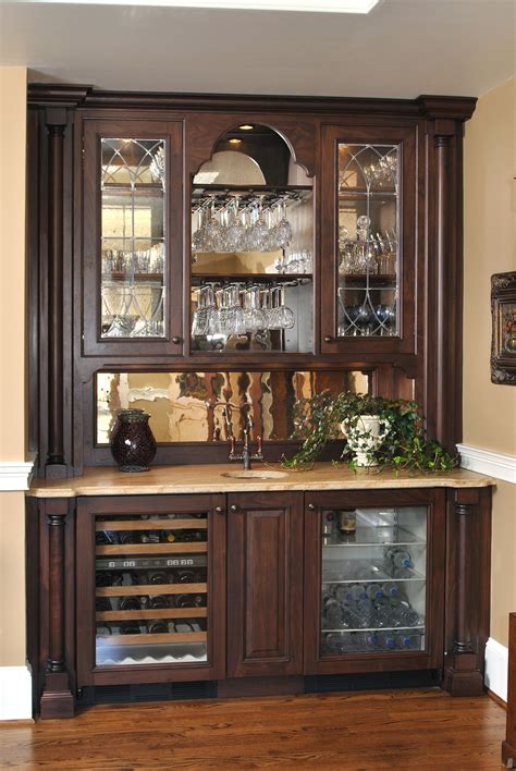 Make Your Home Bar Look Professional With A Wet Bar Cabinet With Sink ...