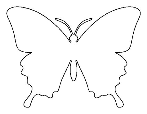 Printable Butterfly Template | Butterfly printable, Butterfly stencil, Butterfly template